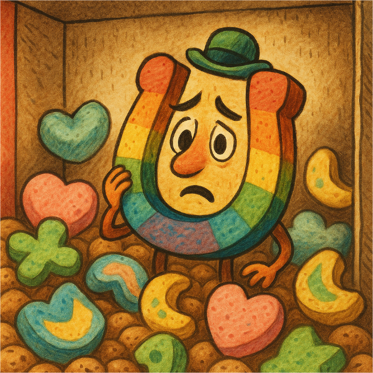 Colorful cereal marshmallows
